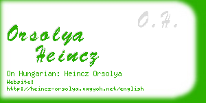 orsolya heincz business card